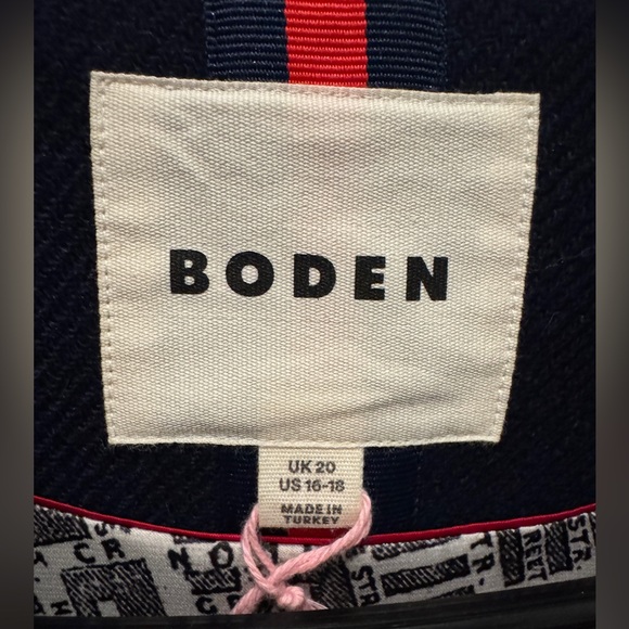 Boden Colorblock Midi Coat - Picture 5 of 6